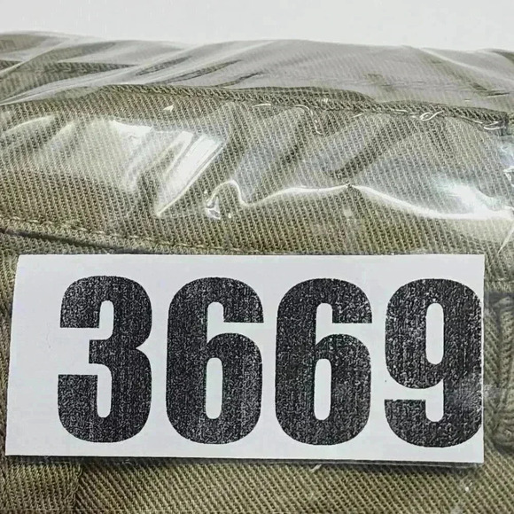 Quince Women's Cropped Wide Leg Khaki Organic Cotton & Spandex Pants Size 31 - Picture 6 of 6